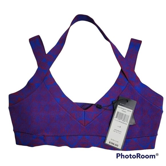 BCBGMAXAZRIA KIANA Geometric Jacquard  Cropped Top Size‎ SMALL - Picture 3 of 12